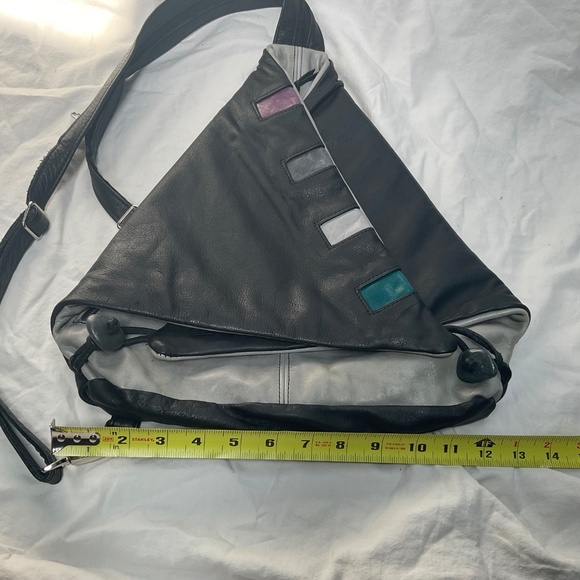 Anita Jackel Trifold Leather Backpack Sling Bag - Picture 5 of 14